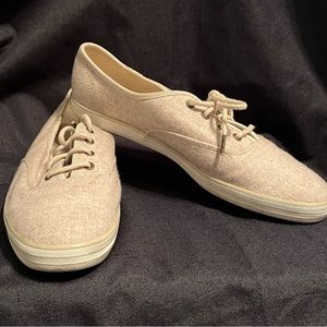 Oatmeal and Gold Keds